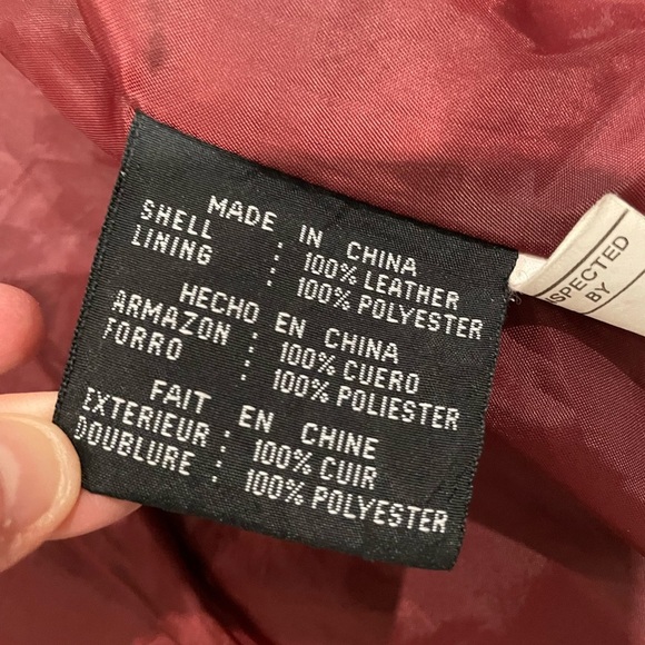 Colebrook & Co vintage black leather jacket, size small - Picture 12 of 13